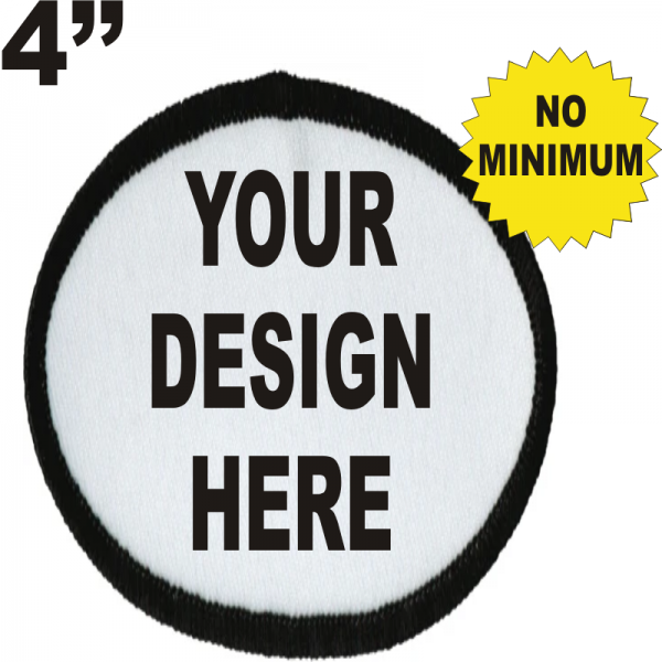 Custom 4'' Printed Circle Patch